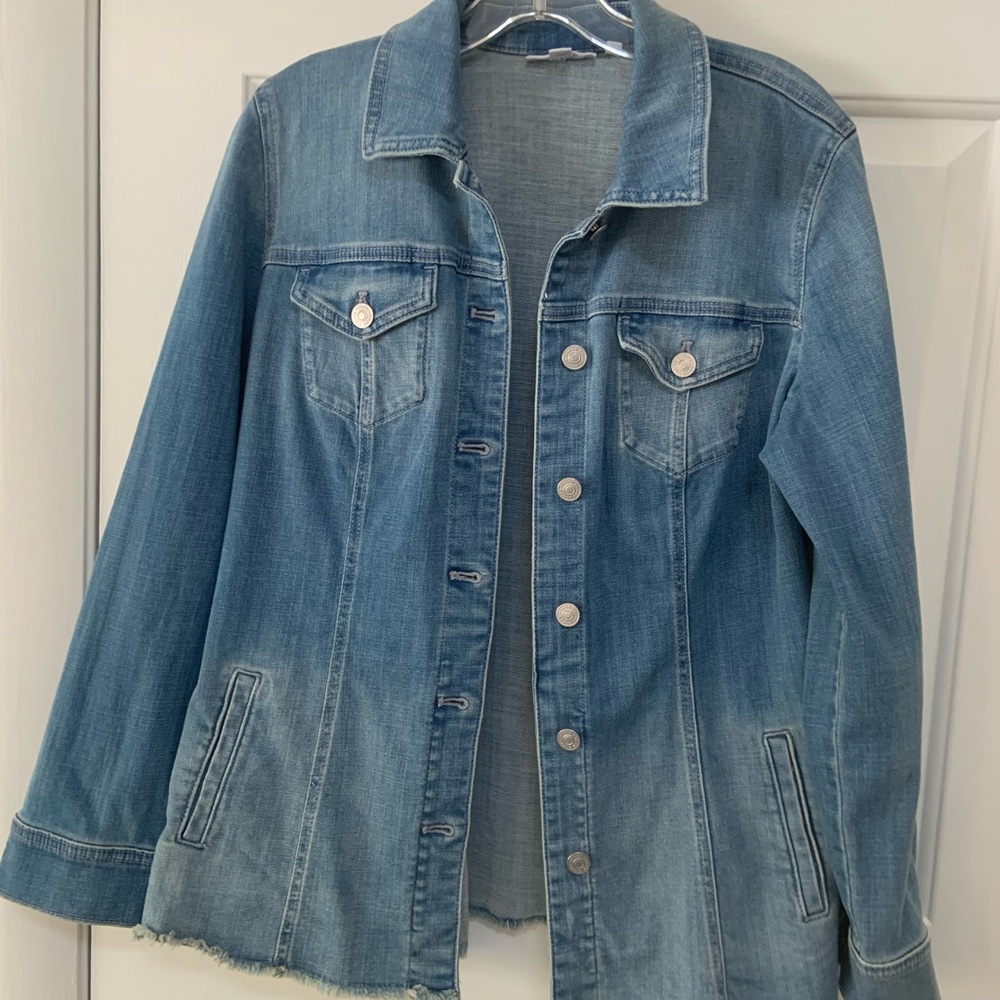 Chico's Light Blue Denim Jacket